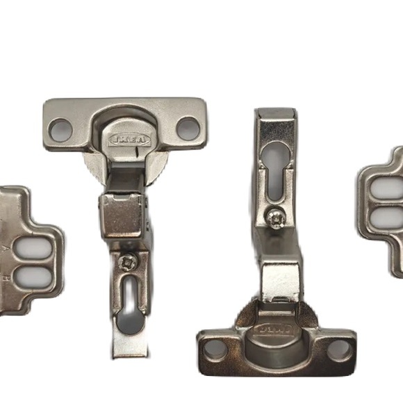 (2)x 109338 hinges for IKEA and (2)x 109221 mounting plates Replacement Parts - Picture 2 of 2